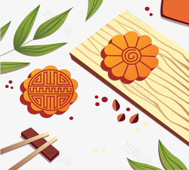 美味庆祝中秋月饼