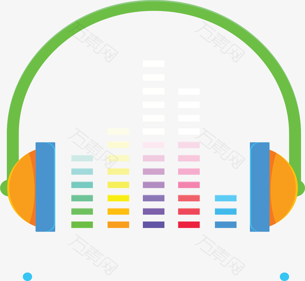 彩色声波音乐耳麦
