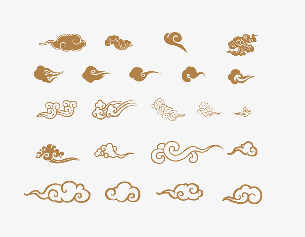 祥云免抠元素图片-元素素材13636-万素网