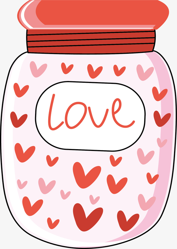 白色瓶子汤匙描边简画卡通瓶子