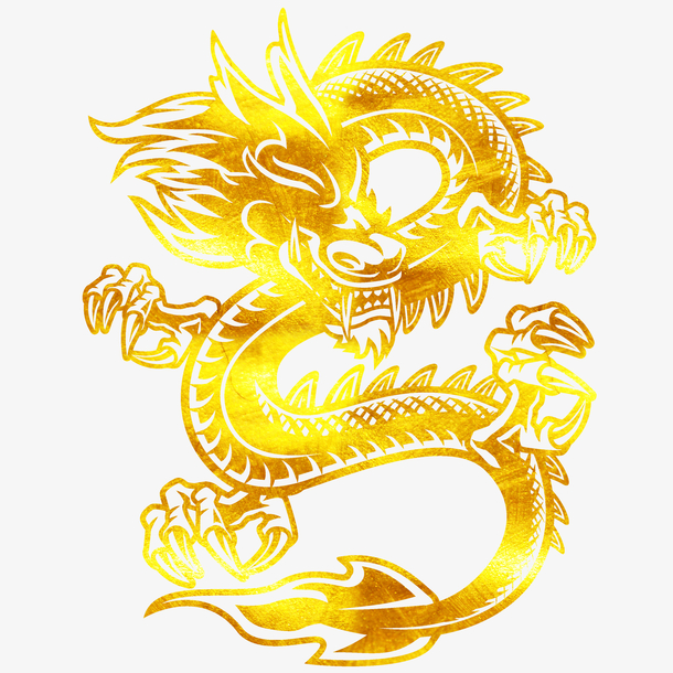 中国风一条有个性的龙免抠图
