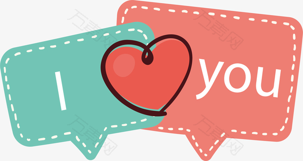 粉绿色情人节气泡