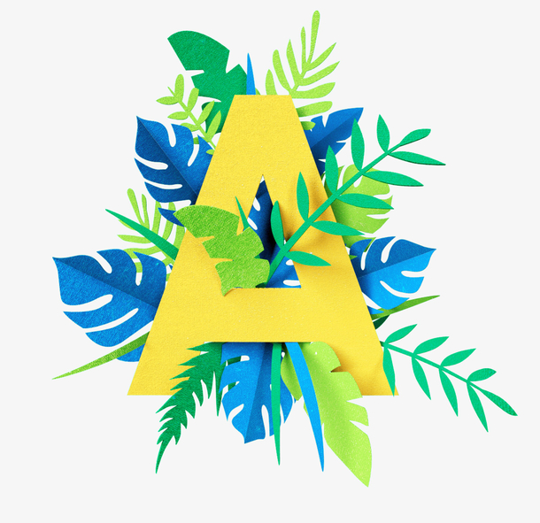 创意字母a装饰图案