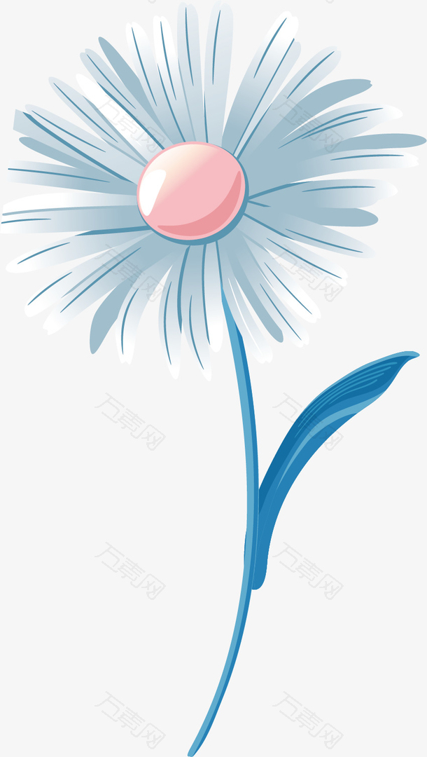 卡通蒲公英矢量图下载