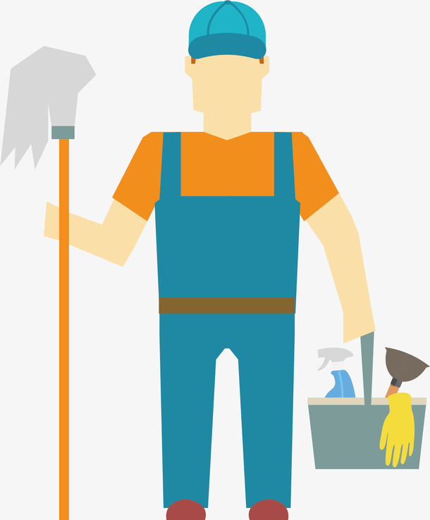 清洁扫帚png元素素材图片下载-万素网