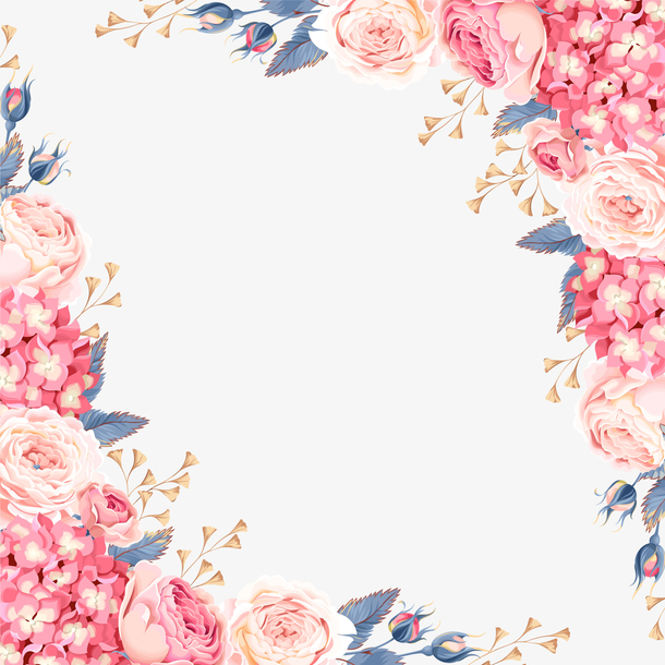 彩绘边框矢量边框