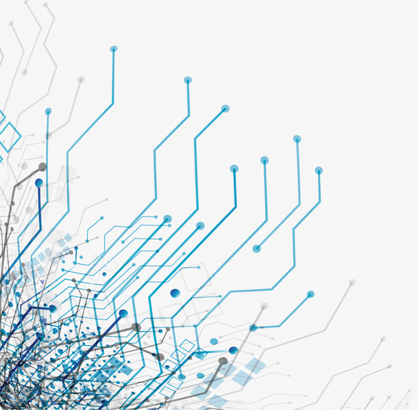 科技感電路結構花紋