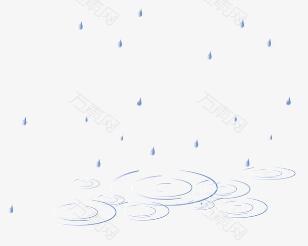 正在下雨