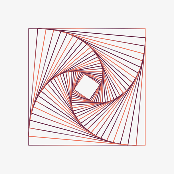 手绘几何线条形状装饰图案