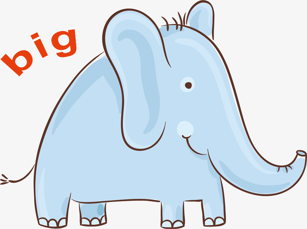 卡通大象png下载