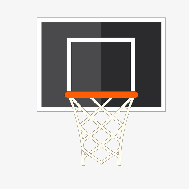 动画篮球框图片