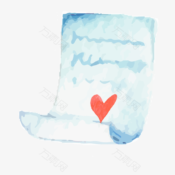 水彩手绘情书设计