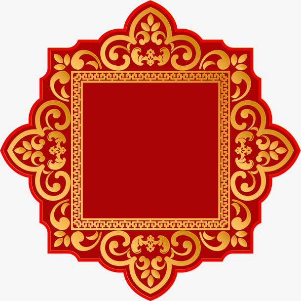 2022虎年喜庆春节吉祥如意新年边框