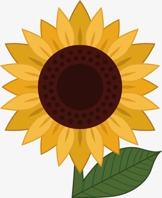 矢量向日葵