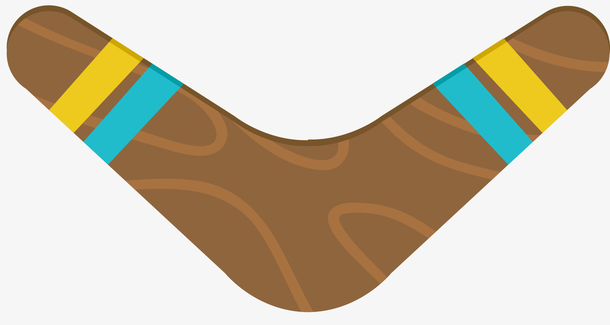 图腾部落矢量回旋镖