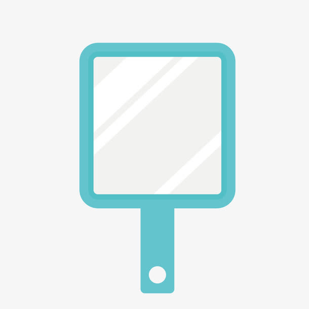 矢量卡通小镜子