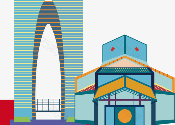 古代古风城楼建筑