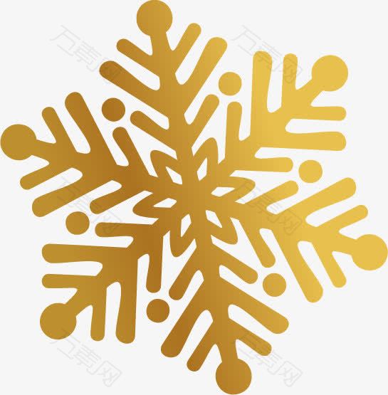 金色雪花