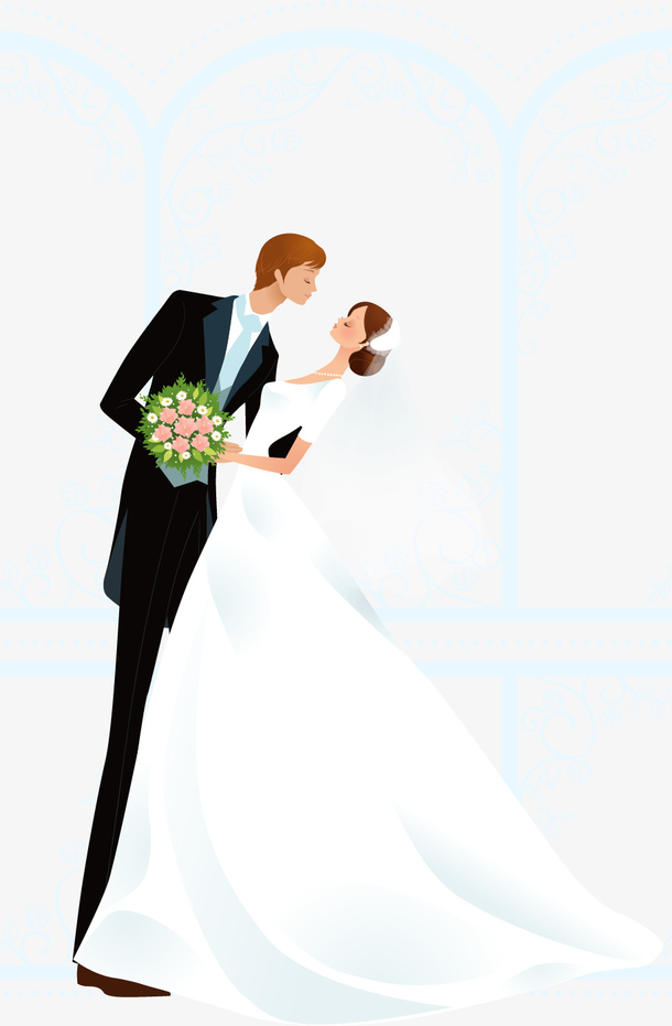 结婚婚礼牵手素材