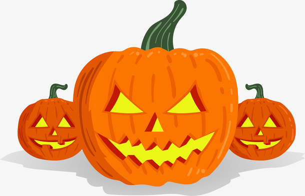 万圣节卡通南瓜头