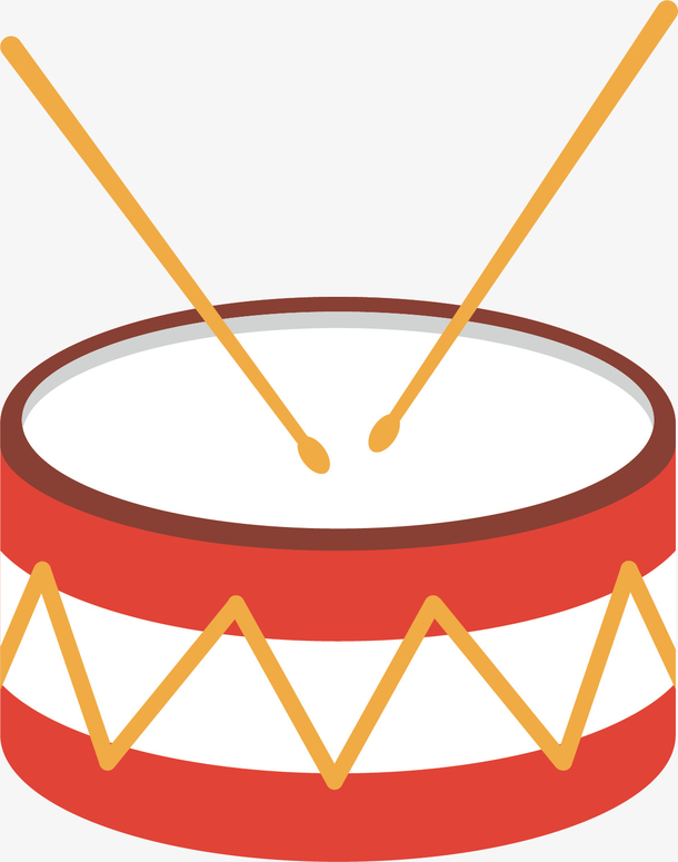矢量手绘架子鼓