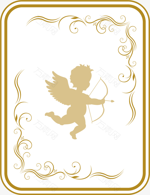 丘比特游戏边框底纹