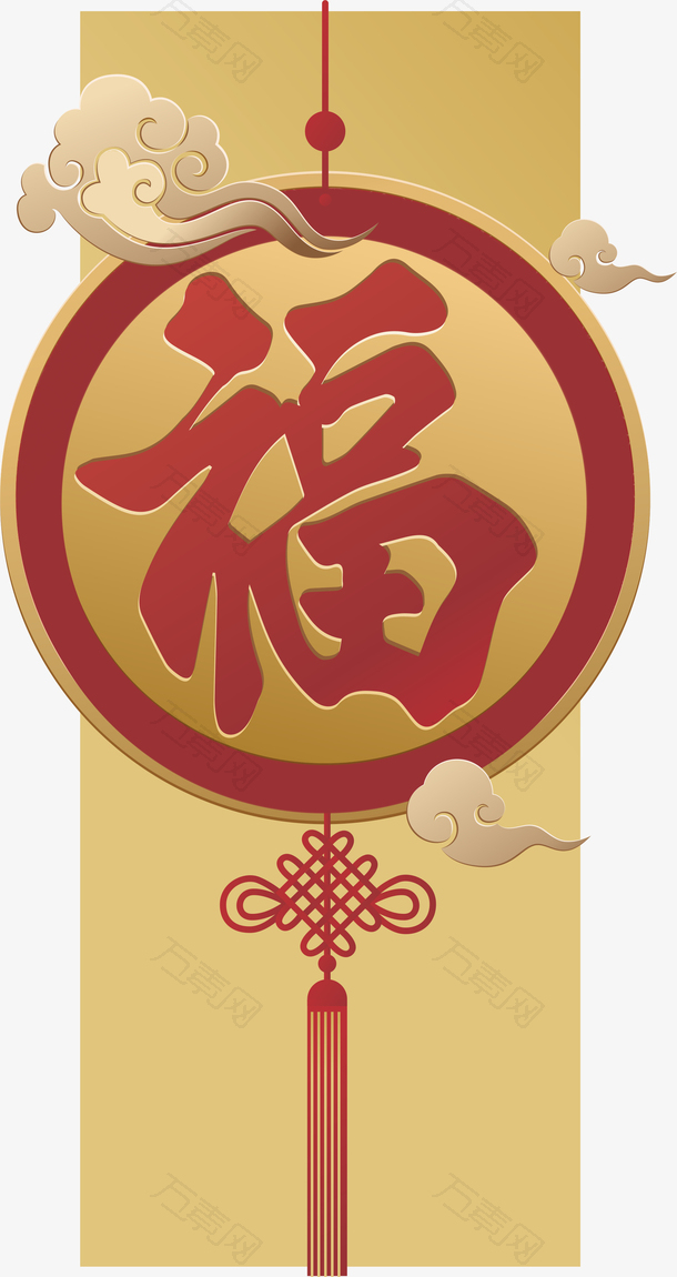 2023兔年福联春节祥云