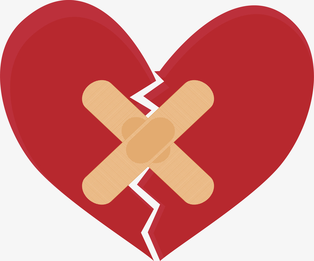 卡通手绘白色创口贴