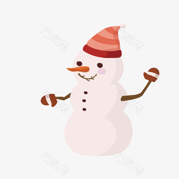 打人的雪人免抠png