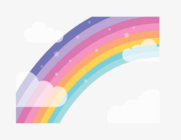 七色彩虹 素材 免费七色彩虹图片素材 七色彩虹素材大全 万素网