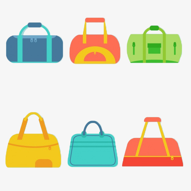 卡通彩色时尚手提包