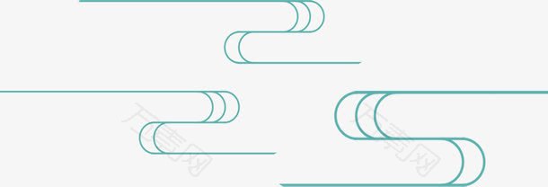 极简中国风云纹图案