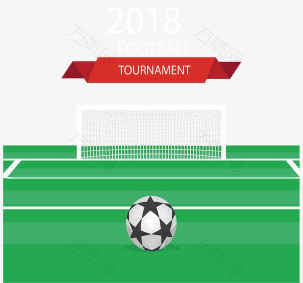 足球场地世界杯海报