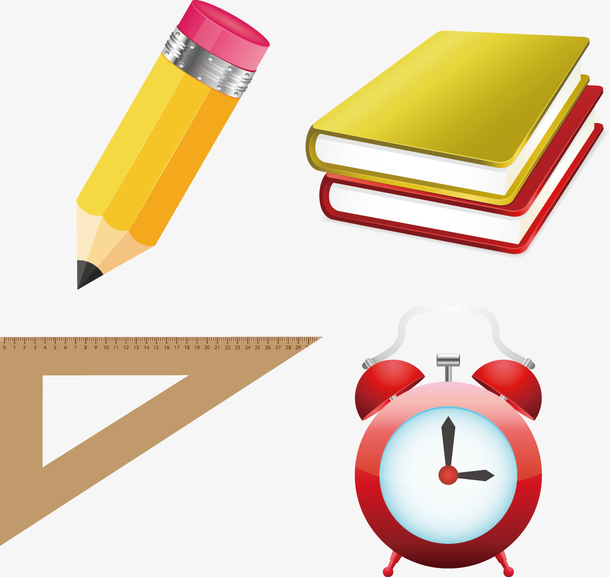 手绘书本教育相关图案