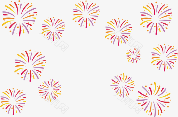 燃放新年烟花
