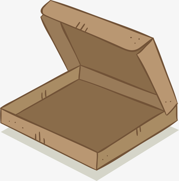 卡通披萨外卖纸箱