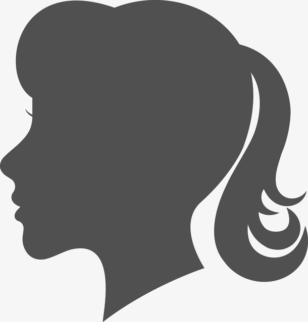 女孩轮廓