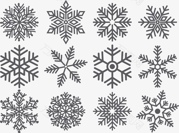 雪花图案