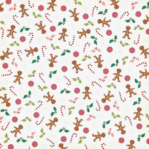 草莓花纹小碎花图案元素