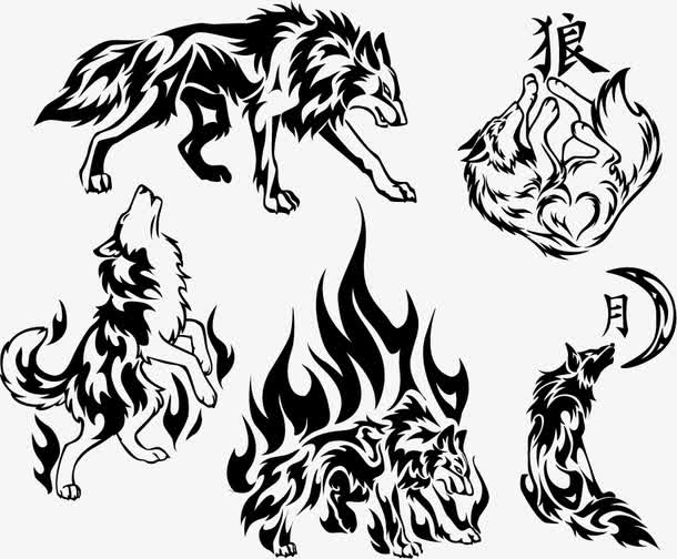 纹身图案矢量素材