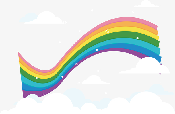 彩虹霓虹 素材 免费彩虹霓虹图片素材 彩虹霓虹素材大全 万素网