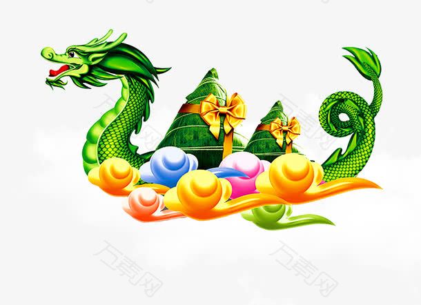 龙舟粽子祥云