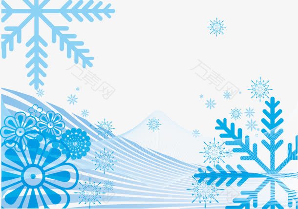 矢量雪花