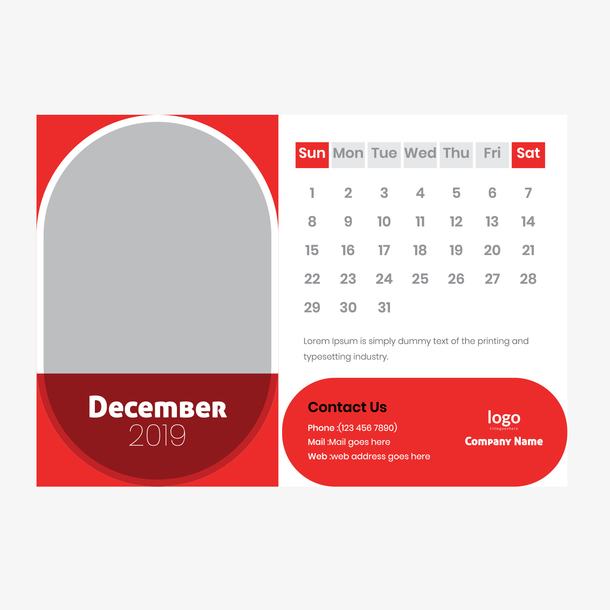 12月日历图片 12月日历素材下载 万素网