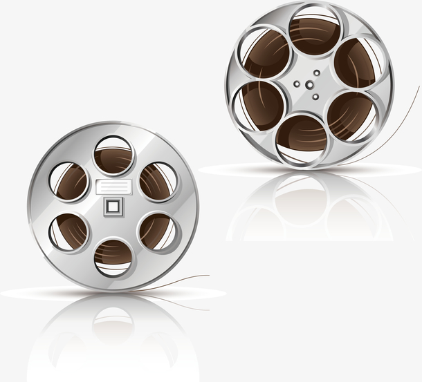 放映机电影胶卷矢量素材