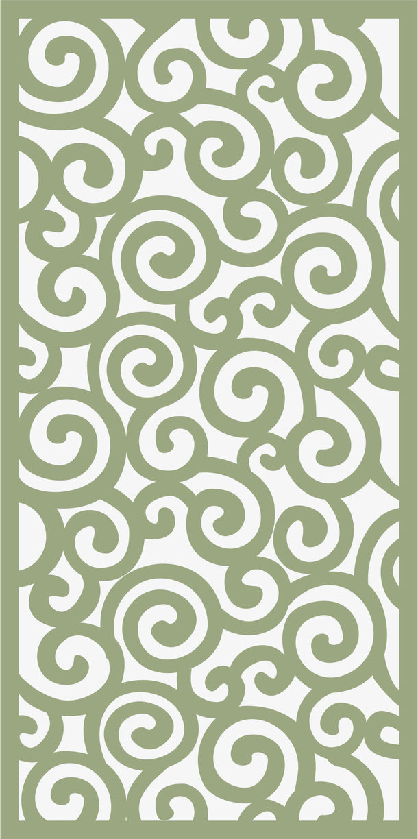 圆圈装饰复古窗棂