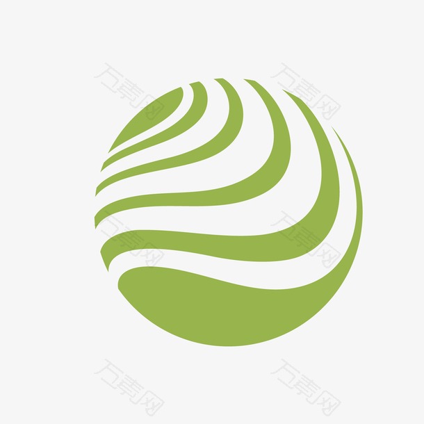 装饰矢量卡通扁平化旋涡纹png