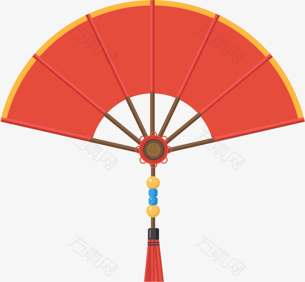 国潮中国风扇子
