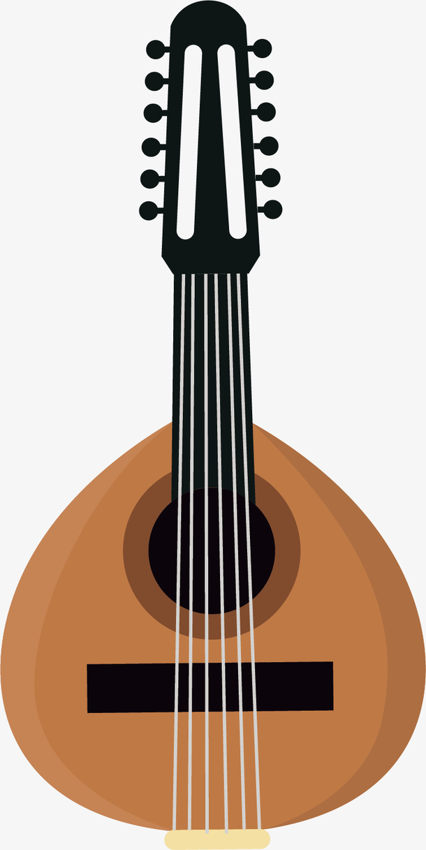 图卡通乐器月琴