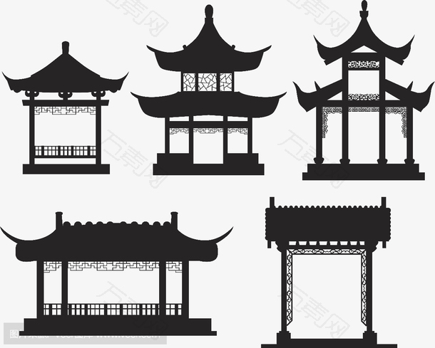 古代的亭台楼阁